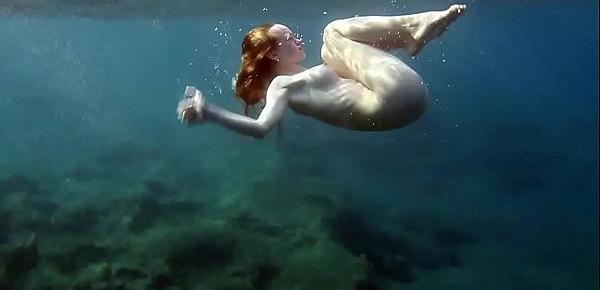  Tenerife underwater swimming hot ginger